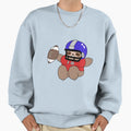 Football Player Sloth Sweatshirt - Unique Graphic Men Women - T-Shirt, Sweatshirt, Hoodie