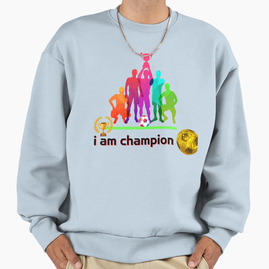 Football Championship Sweatshirt - Graphic Print Men Women - T-Shirt, Sweatshirt, Hoodie