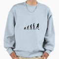 Evolution Footballer Sweatshirt - Custom Art Print for Adults - T-Shirt, Sweatshirt, Hoodie