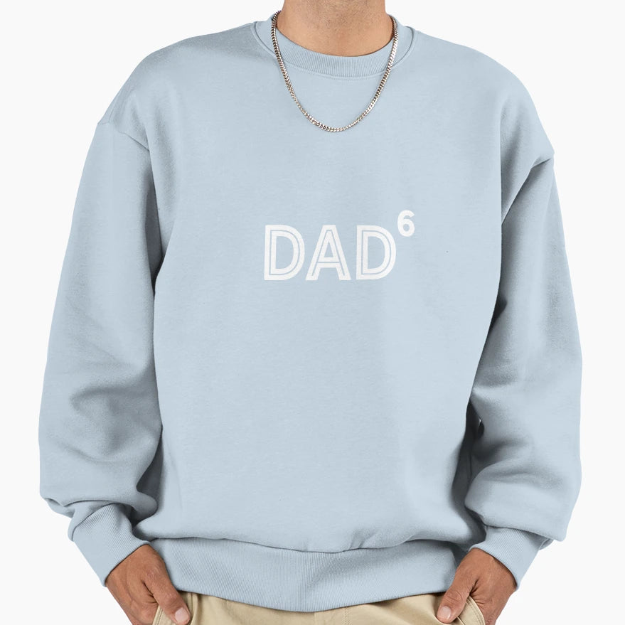 Dad 6Th Pregnancy Announcement Sweatshirt - Trendy Graphic for Adults - T-Shirt, Sweatshirt, Hoodie