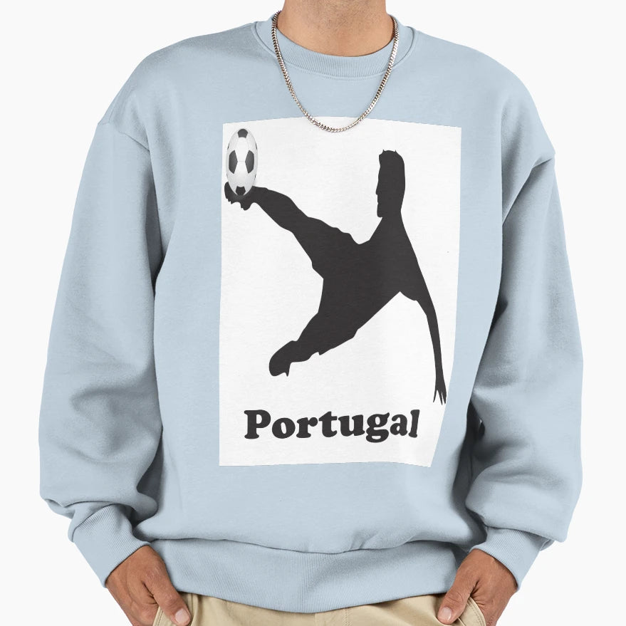 Portugal Soccer Sweatshirt - Aesthetic Graphic Men Women - T-Shirt, Sweatshirt, Hoodie