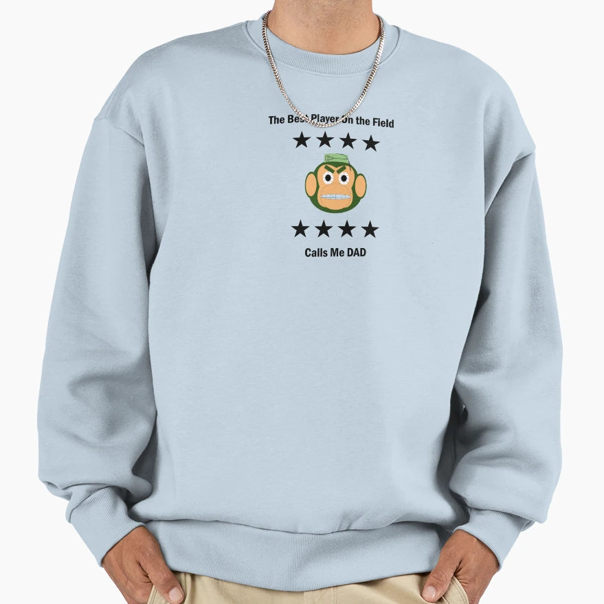 Lacrosse Dad Best Player Sweatshirt - Novelty Apparel Unisex - T-Shirt, Sweatshirt, Hoodie