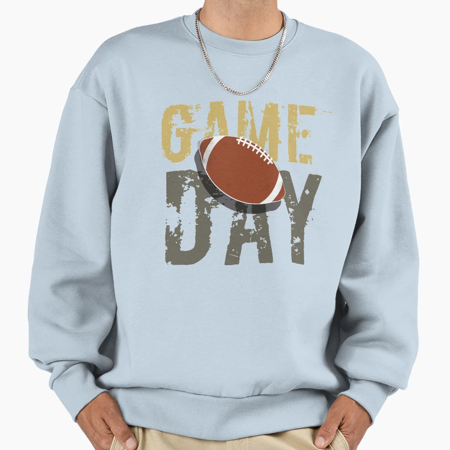 Game Day Football Sweatshirt - Unique Graphic for Adults - T-Shirt, Sweatshirt, Hoodie