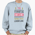 Football Player Awesome Looks Sweatshirt - Minimalist Print Unisex - T-Shirt, Sweatshirt, Hoodie