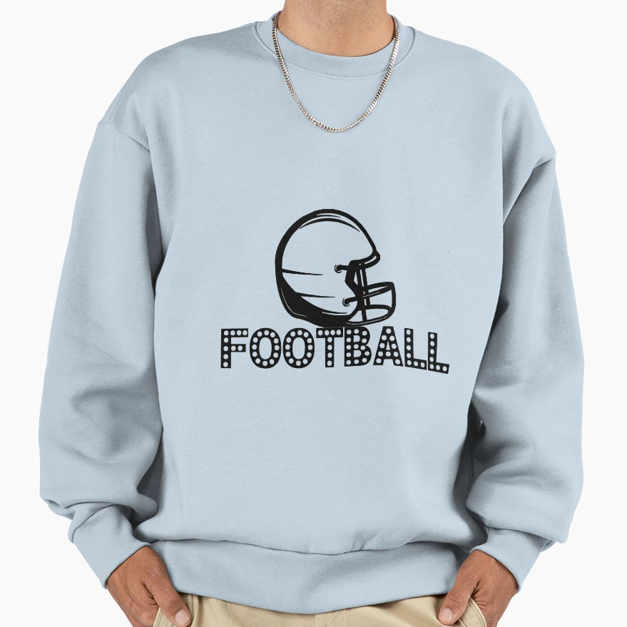 Football Sweatshirt - Trendy Graphic Men Women - T-Shirt, Sweatshirt, Hoodie