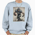 Gridiron Fury Punk American Sweatshirt - Casual Everyday Wear Men Women - T-Shirt, Sweatshirt, Hoodie