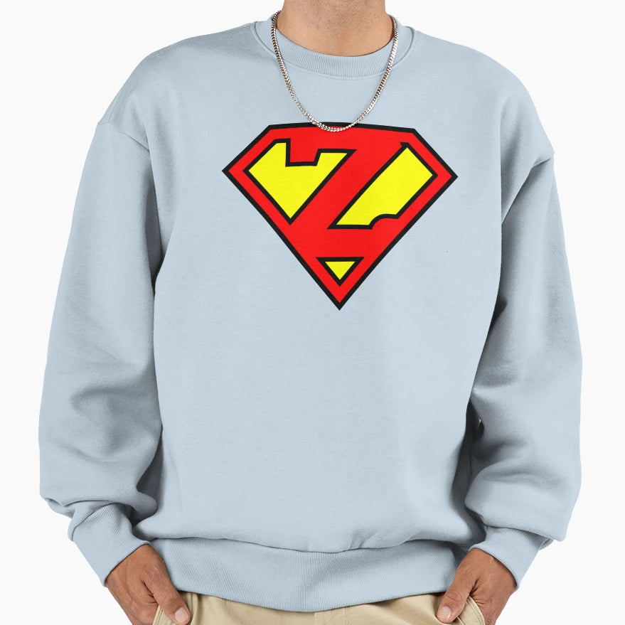 Letter Z Super Letter Vol 1 Sweatshirt - Trendy Graphic Unisex - T-Shirt, Sweatshirt, Hoodie