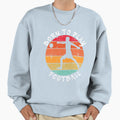 Born To Play Football Distressed Sweatshirt - Novelty Apparel Men Women - T-Shirt, Sweatshirt, Hoodie