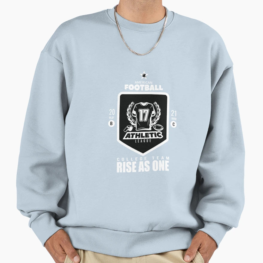American Football College Team Sweatshirt - Novelty Apparel for Adults - T-Shirt, Sweatshirt, Hoodie