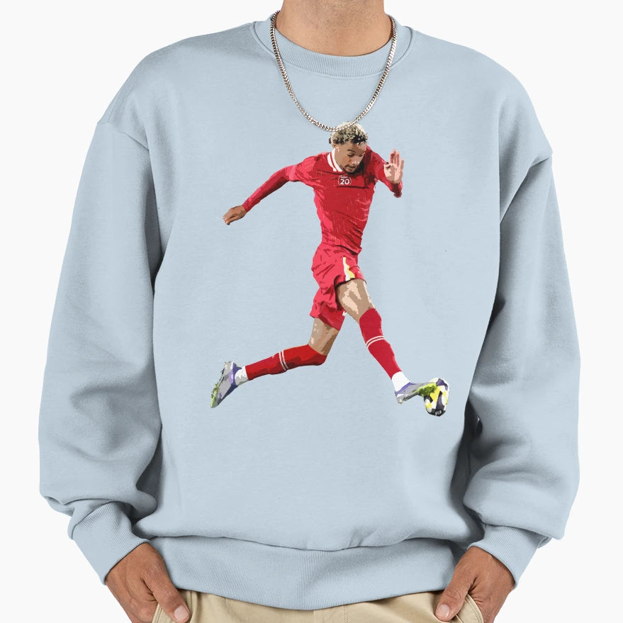 Hugo Ekitike Sweatshirt - Aesthetic Graphic for Adults - T-Shirt, Sweatshirt, Hoodie