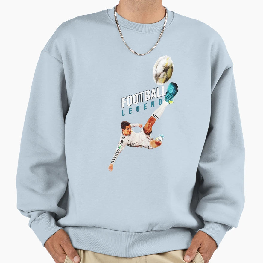 Football Player 1 Sweatshirt - Aesthetic Graphic for Adults - T-Shirt, Sweatshirt, Hoodie