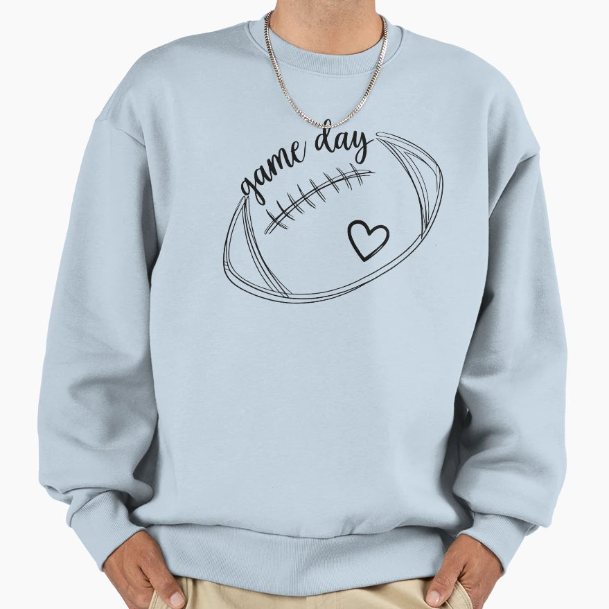 Game Day Sweatshirt - Casual Everyday Wear for Adults - T-Shirt, Sweatshirt, Hoodie