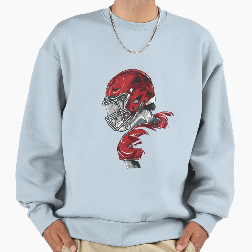 Football Player Sweatshirt - Custom Art Print Men Women - T-Shirt, Sweatshirt, Hoodie