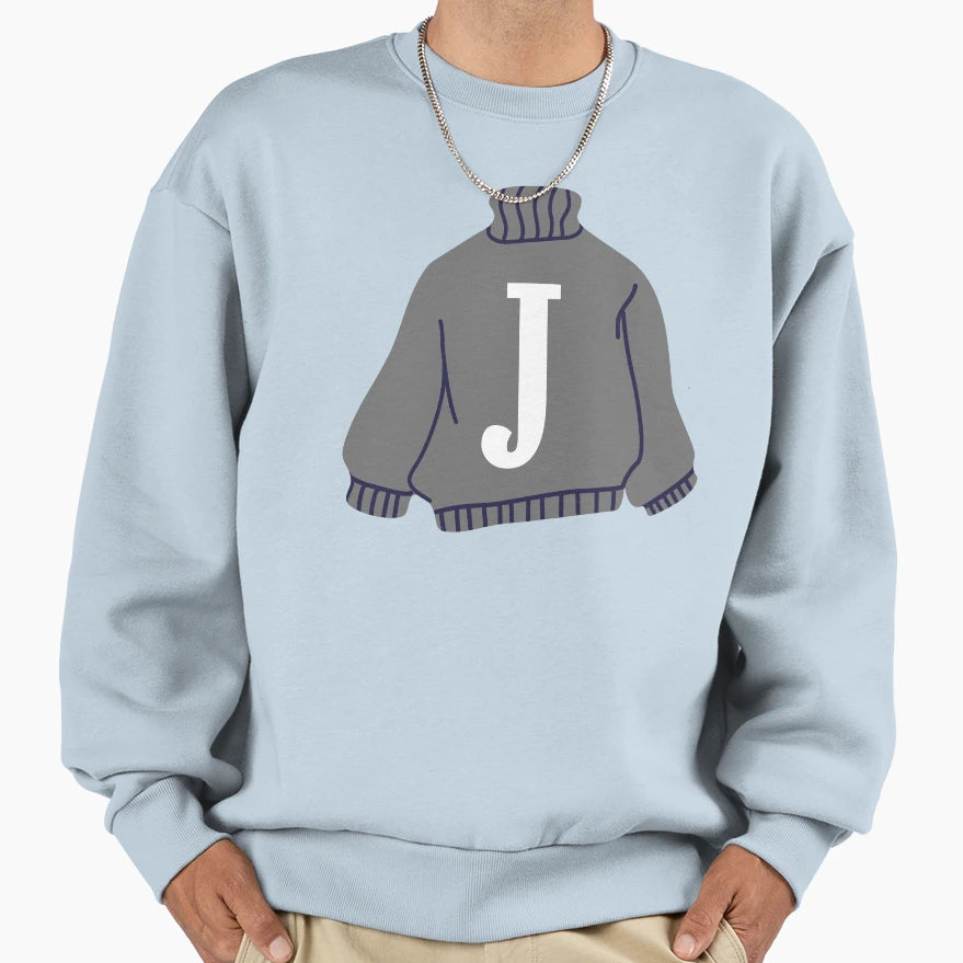 Letter Sweatshirt - Streetwear Style for Adults - T-Shirt, Sweatshirt, Hoodie