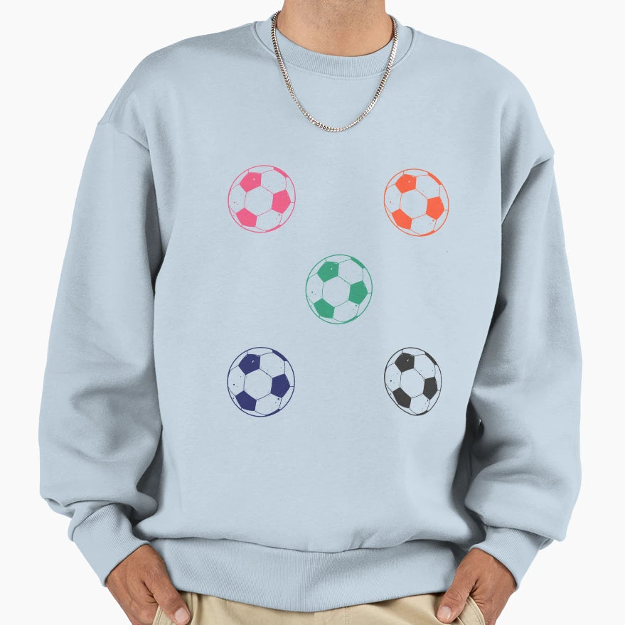 Soccer Ball Sweatshirt - Unique Graphic Men Women - T-Shirt, Sweatshirt, Hoodie