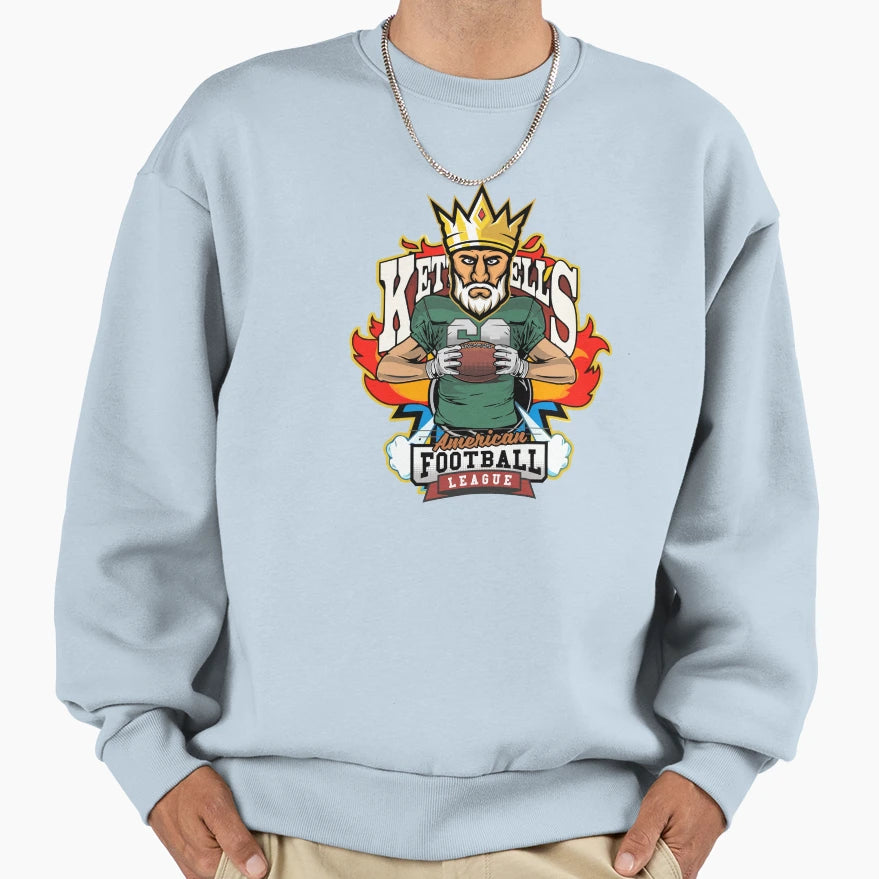 King Football Sweatshirt - Minimalist Print Unisex - T-Shirt, Sweatshirt, Hoodie