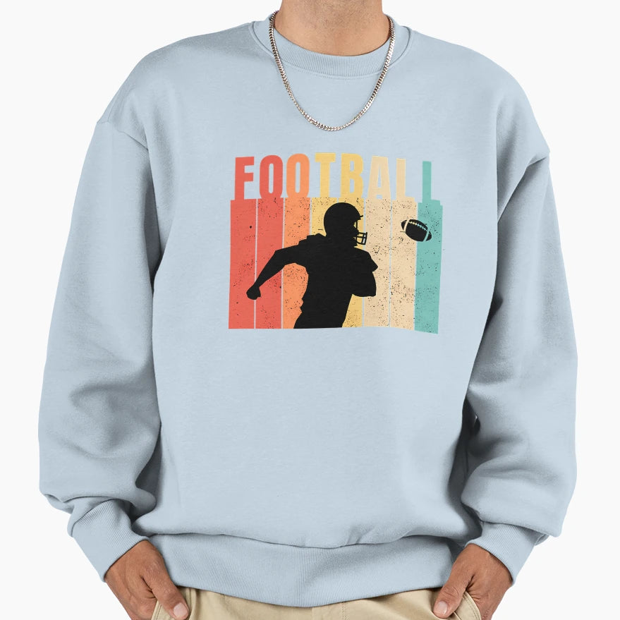 Football Football Sweatshirt - Casual Everyday Wear for Adults - T-Shirt, Sweatshirt, Hoodie