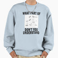 Horse Jumping Course Funny Sweatshirt - Fun Novelty Design Unisex - T-Shirt, Sweatshirt, Hoodie