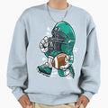Football Player Triumph Gear Up Sweatshirt - Fun Novelty Design Unisex - T-Shirt, Sweatshirt, Hoodie