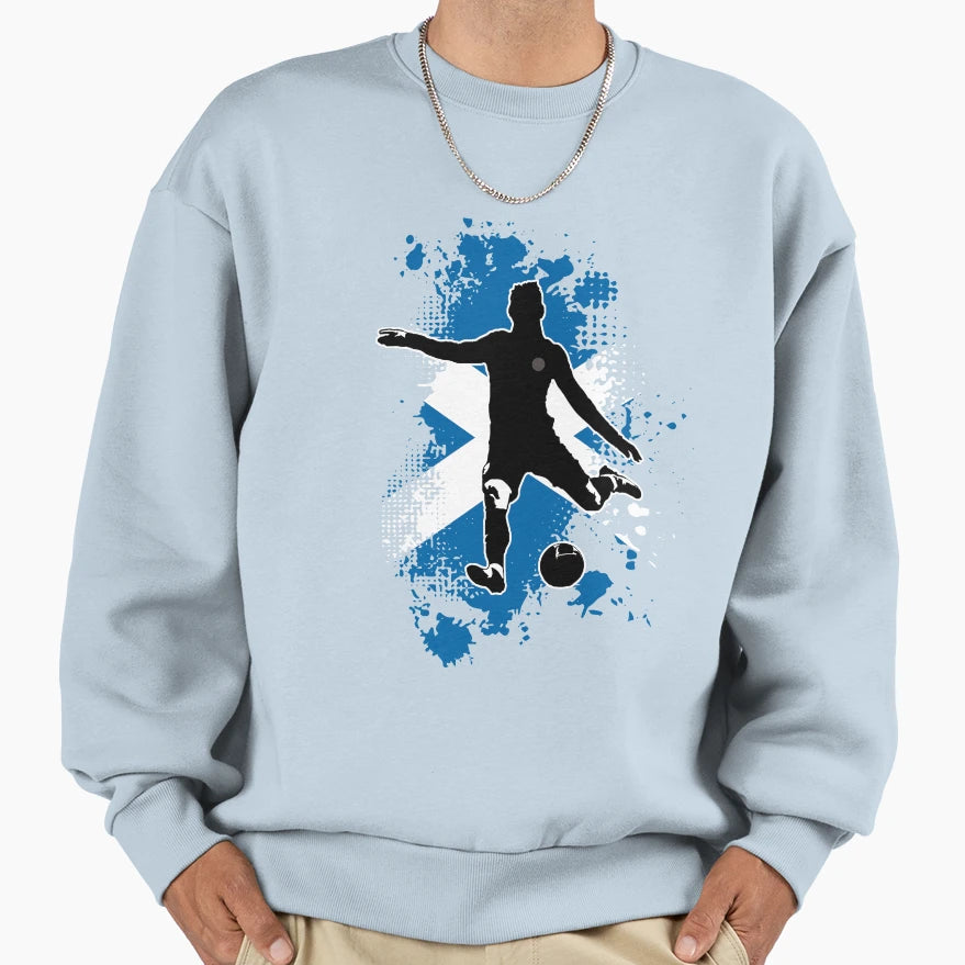 Scotland Football Sweatshirt - Minimalist Print Men Women - T-Shirt, Sweatshirt, Hoodie