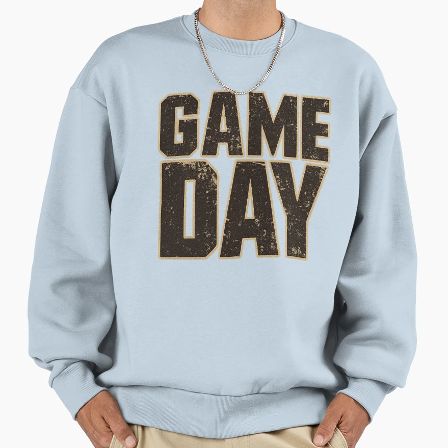 Game Day Bold Lettering Sweatshirt - Fun Novelty Design Unisex - T-Shirt, Sweatshirt, Hoodie