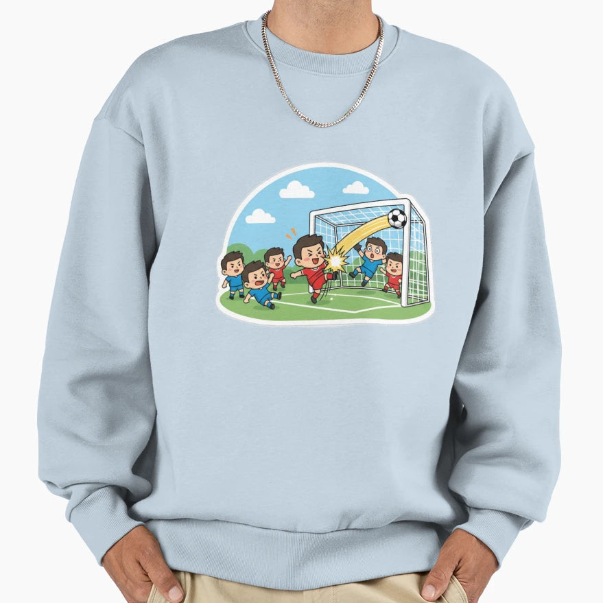 Red Vs Blue Football Match Missed Sweatshirt - Unique Graphic Men Women - T-Shirt, Sweatshirt, Hoodie
