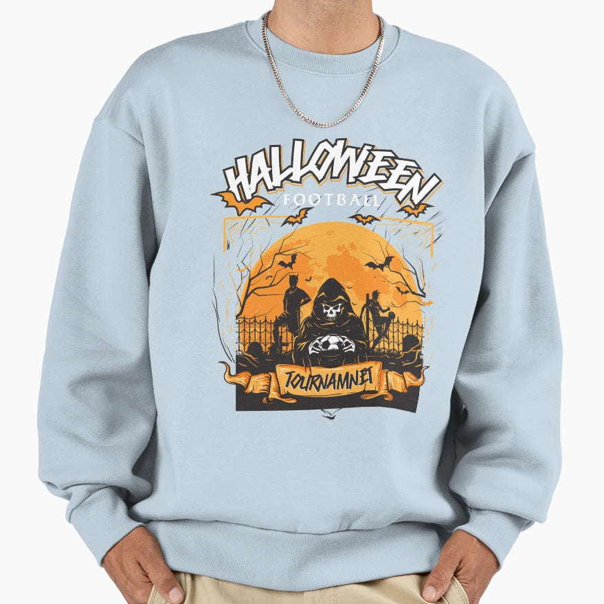 Halloween Football Sweatshirt - Graphic Print for Adults - T-Shirt, Sweatshirt, Hoodie