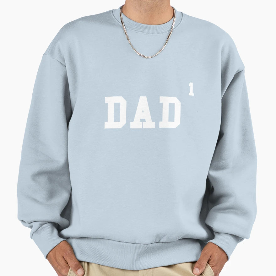 Mens Funny Mens Dad Dad One Sweatshirt - Aesthetic Graphic Unisex - T-Shirt, Sweatshirt, Hoodie