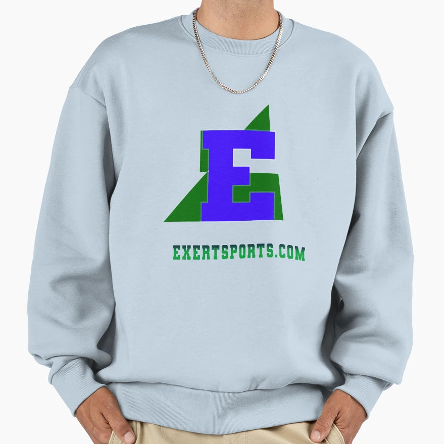 Exert Logo Incorporating Linear Sweatshirt - Graphic Print for Adults - T-Shirt, Sweatshirt, Hoodie
