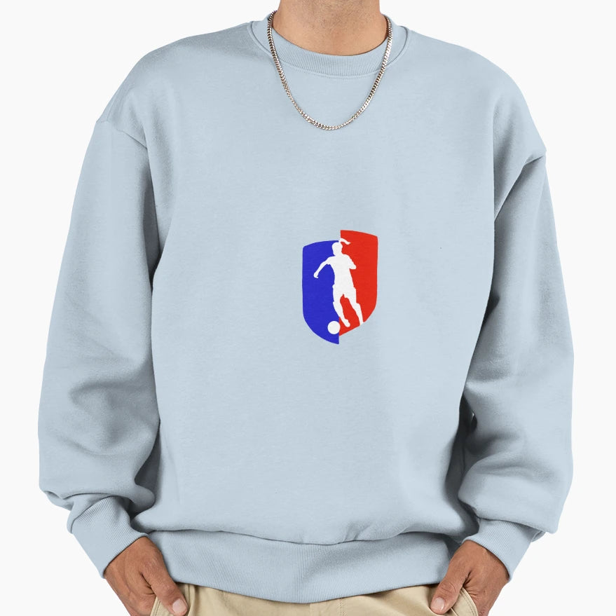 Academy League Soccer Sweatshirt - Minimalist Print for Adults - T-Shirt, Sweatshirt, Hoodie