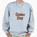 Game Day Plush Football Letters Sweatshirt - Unique Graphic Unisex - T-Shirt, Sweatshirt, Hoodie