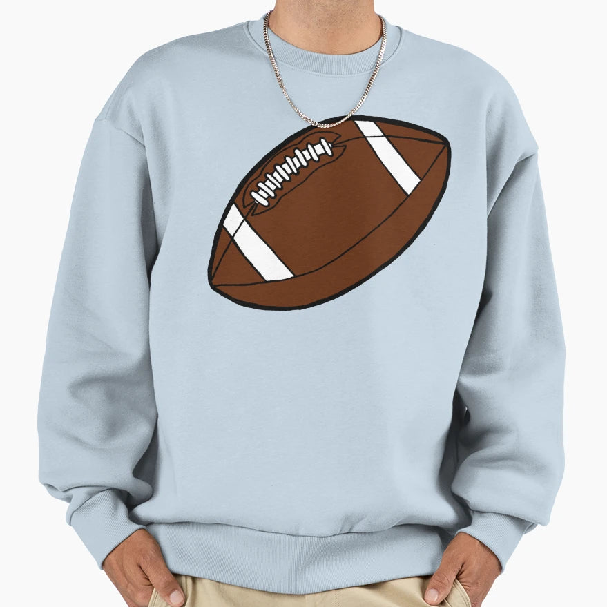 Football Sweatshirt - Novelty Apparel for Adults - T-Shirt, Sweatshirt, Hoodie