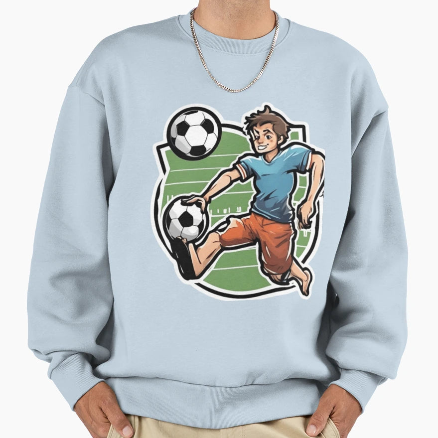 Football Sweatshirt - Trendy Graphic for Adults - T-Shirt, Sweatshirt, Hoodie