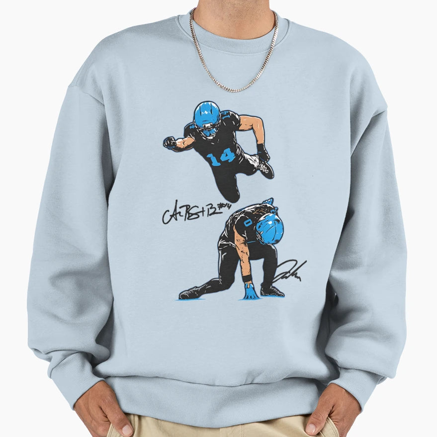 JG And Amon Ra St Brown Sweatshirt - Trendy Graphic Men Women - T-Shirt, Sweatshirt, Hoodie