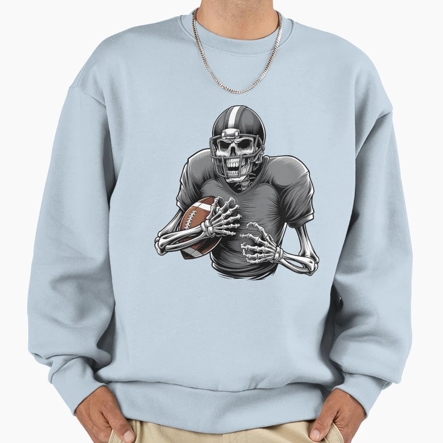 Spooky Halloween Skeleton Sweatshirt - Aesthetic Graphic for Adults - T-Shirt, Sweatshirt, Hoodie