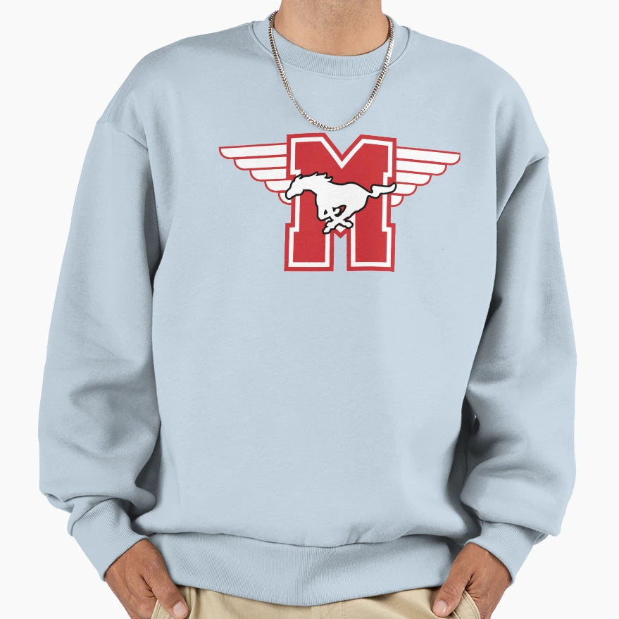 Hamilton Mustangs Sweatshirt - Novelty Apparel for Adults - T-Shirt, Sweatshirt, Hoodie