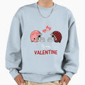 Best American Football Couple Valentine Sweatshirt - Unique Graphic Unisex - T-Shirt, Sweatshirt, Hoodie