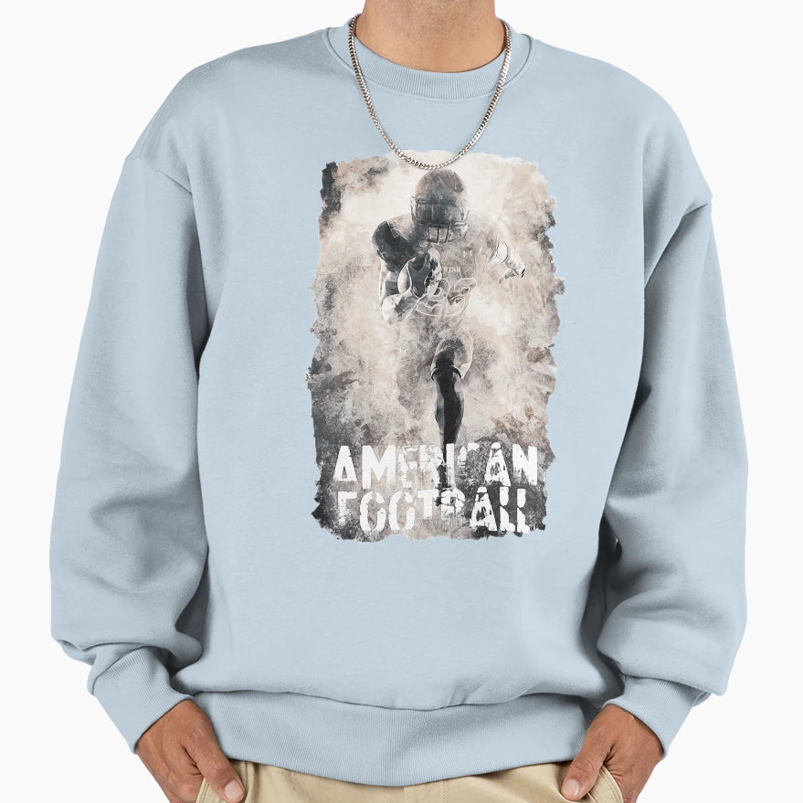 Americal Football Nfl Sweatshirt - Aesthetic Graphic Men Women - T-Shirt, Sweatshirt, Hoodie