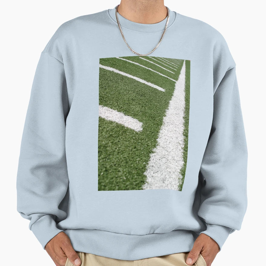 Football Lines Sweatshirt - Fun Novelty Design Unisex - T-Shirt, Sweatshirt, Hoodie