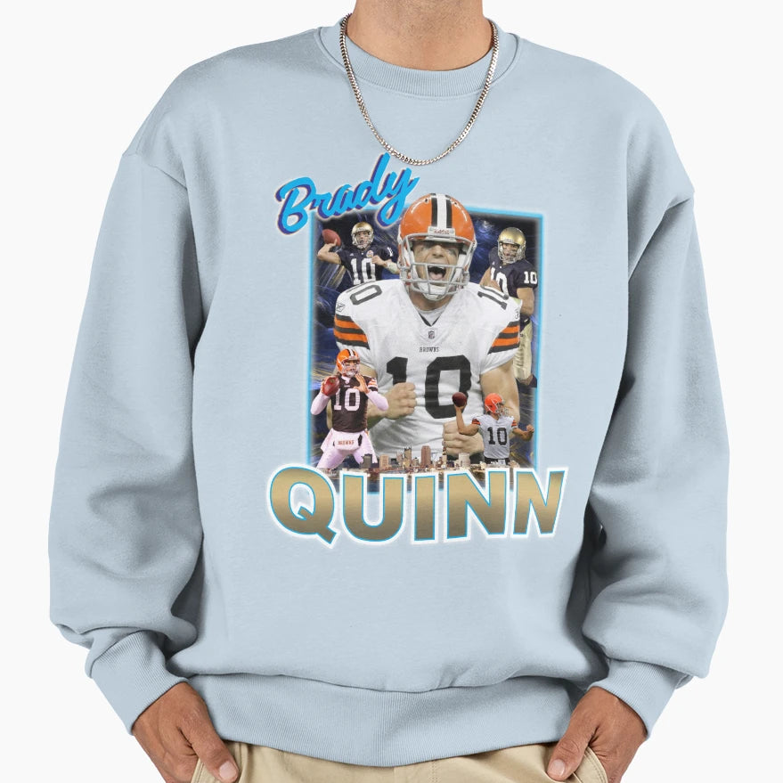Brady Quinn Sweatshirt - Novelty Apparel for Adults - T-Shirt, Sweatshirt, Hoodie
