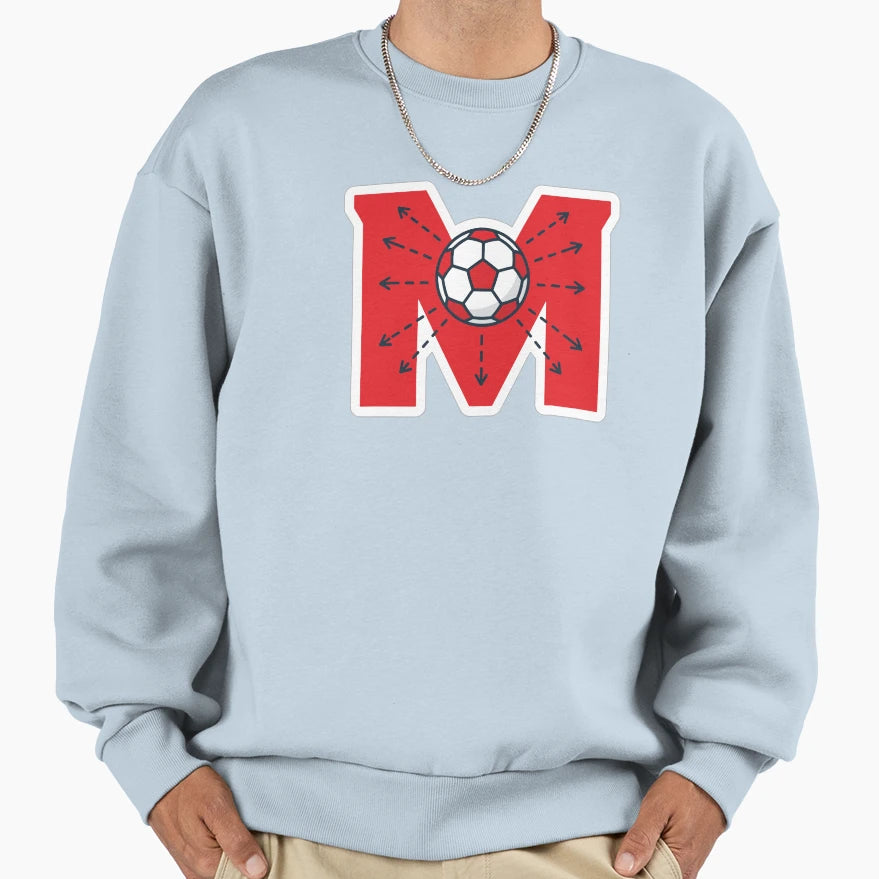 Midfielder Maestro Football Sweatshirt - Custom Art Print Men Women - T-Shirt, Sweatshirt, Hoodie