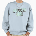 Woso Soccer Womens Soccer Text Sweatshirt - Graphic Print for Adults - T-Shirt, Sweatshirt, Hoodie