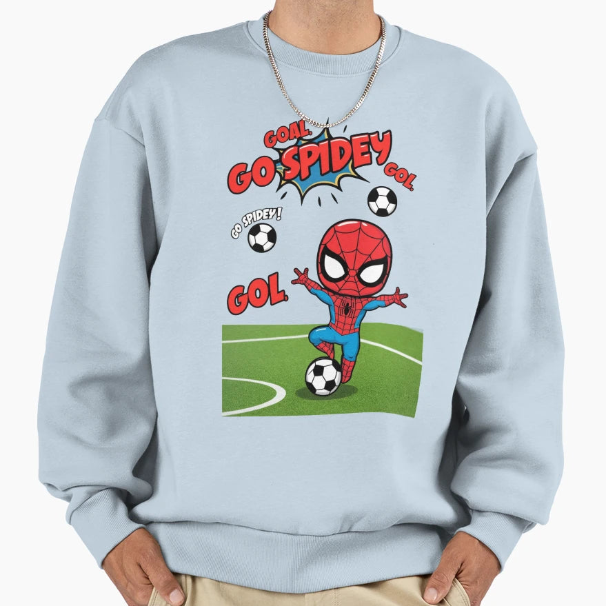 Soccer Ball Spidey Sweatshirt - Custom Art Print Unisex - T-Shirt, Sweatshirt, Hoodie
