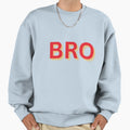 Bro Bold Typography Printed Siblings Sweatshirt - Minimalist Print Unisex - T-Shirt, Sweatshirt, Hoodie