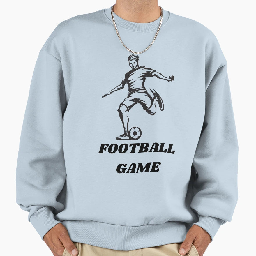 Football Game Sweatshirt - Aesthetic Graphic for Adults - T-Shirt, Sweatshirt, Hoodie