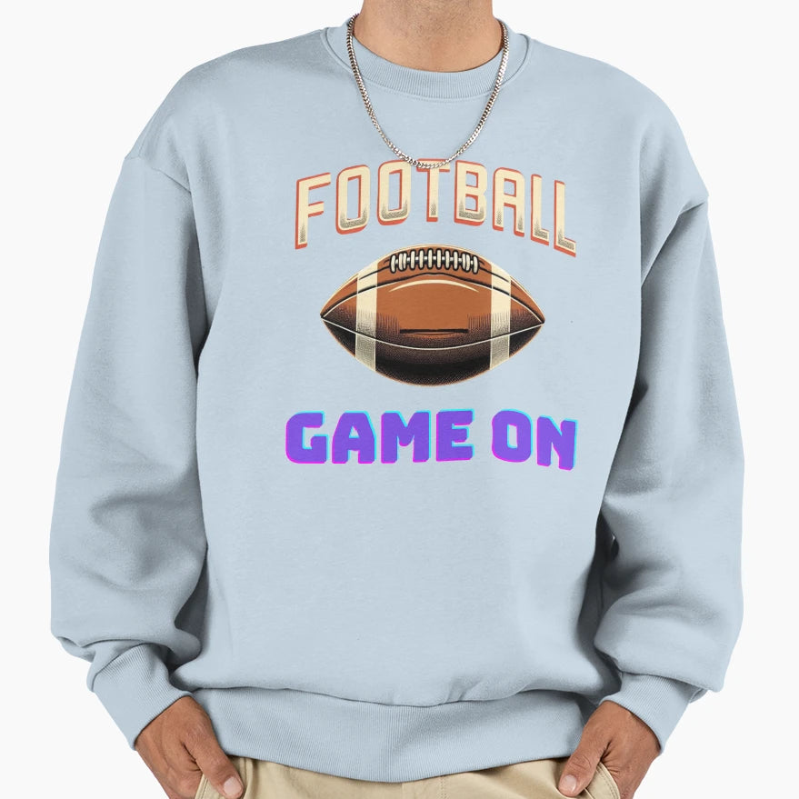 Football Game Sweatshirt - Graphic Print Unisex - T-Shirt, Sweatshirt, Hoodie
