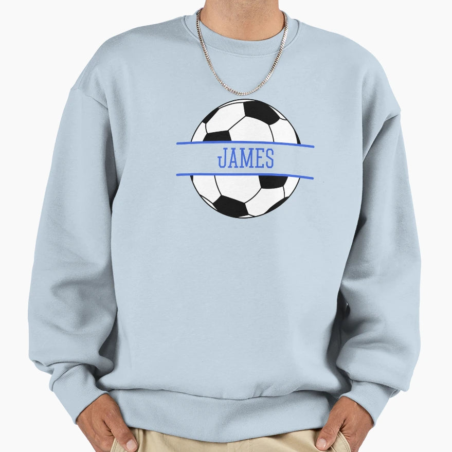 James Name Personalized Soccer Sweatshirt - Aesthetic Graphic for Adults - T-Shirt, Sweatshirt, Hoodie