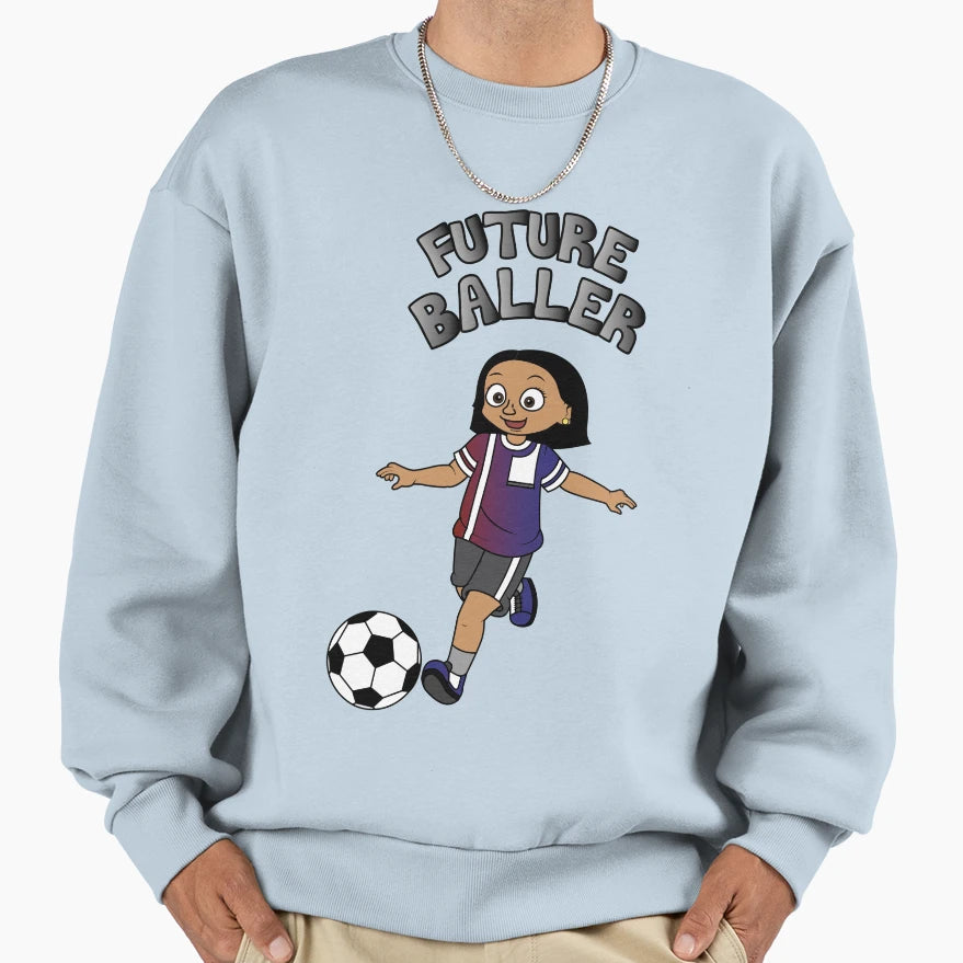 Future Baller South Asian Sweatshirt - Minimalist Print for Adults - T-Shirt, Sweatshirt, Hoodie