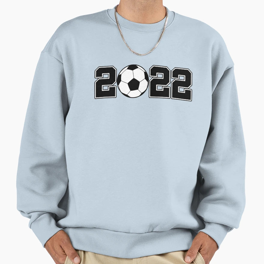 2022 Soccer Football Sweatshirt - Trendy Graphic Men Women - T-Shirt, Sweatshirt, Hoodie