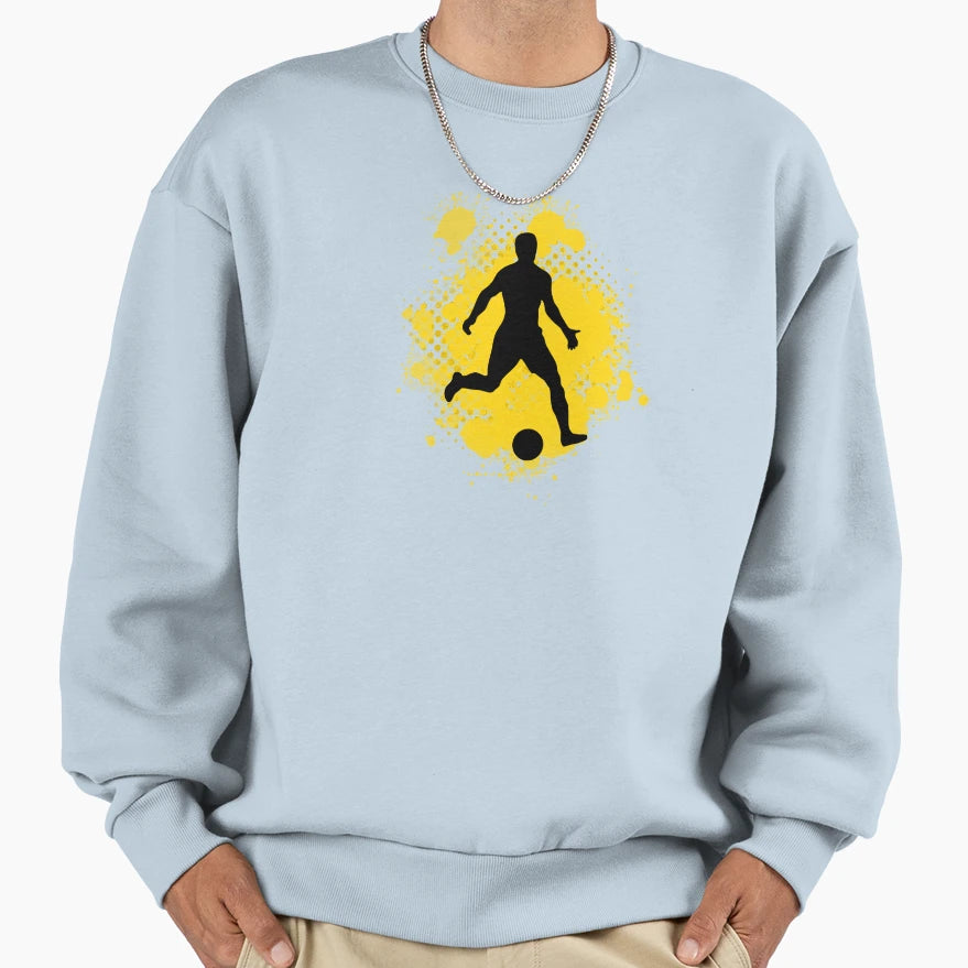 Soccer Player Sweatshirt - Minimalist Print Unisex - T-Shirt, Sweatshirt, Hoodie